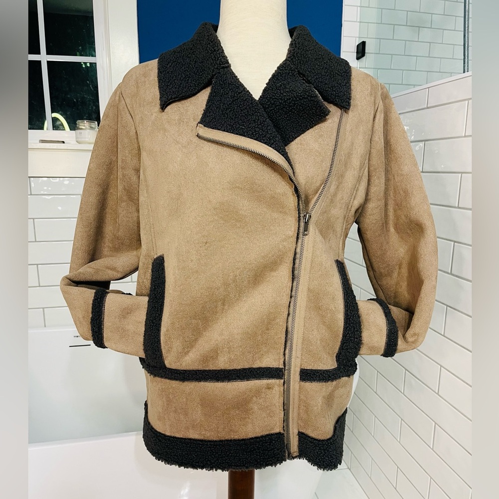 Mystree Tan and Black Coat